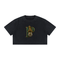 Women's Mineral Wash Cotton Crop T-Shirt